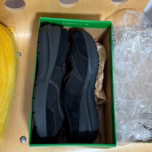 New White Mountain Women's Mary Jane Clog Slide Shoes Black Leather Size 9.5 M - Picture 13 of 16